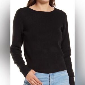 French Connection Black Crew Neck Sweater